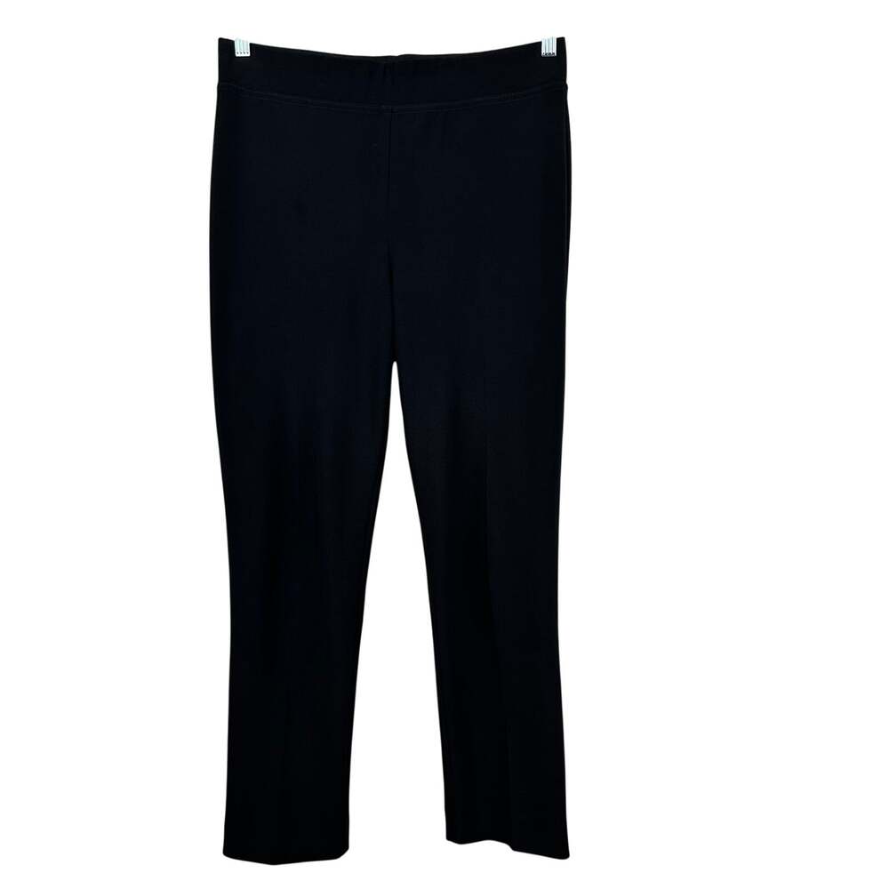 Joseph Ribkoff Pull On Trouser Pants Straight Leg Black 12 Stretch Office